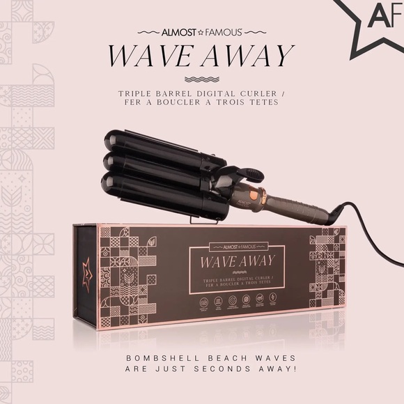 Wave Away Triple Barrel Curler with Tourmaline Ceramic Barrels - Picture 5 of 9